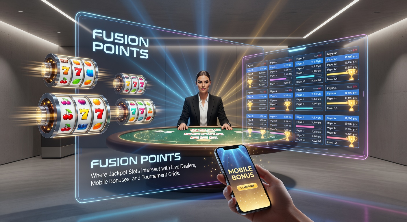 Mobile screen capturing a jackpot slot tournament grid overlaid with live dealer video and flashing mobile bonus icons during intense play