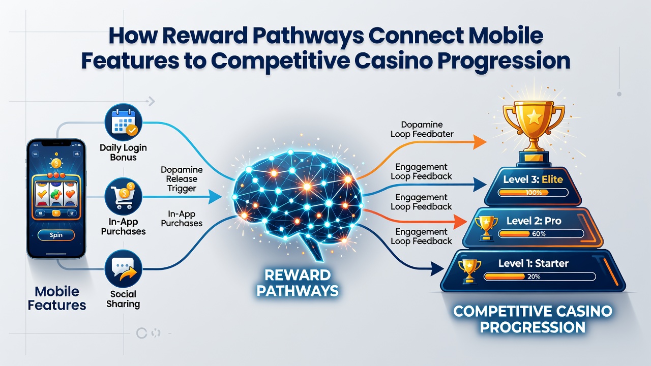 Casino tournament leaderboard screen on a smartphone showing player ranks and rewards