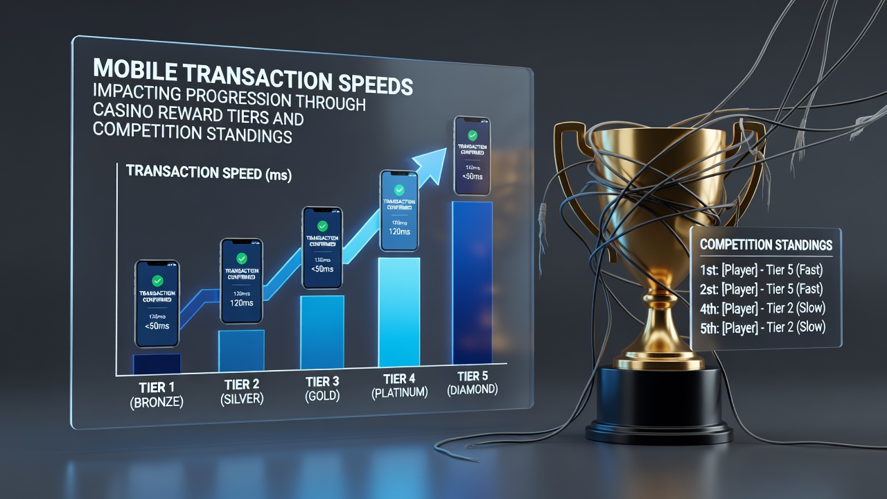 Mobile casino interface showing instant deposit confirmation and real-time loyalty point updates on a smartphone screen