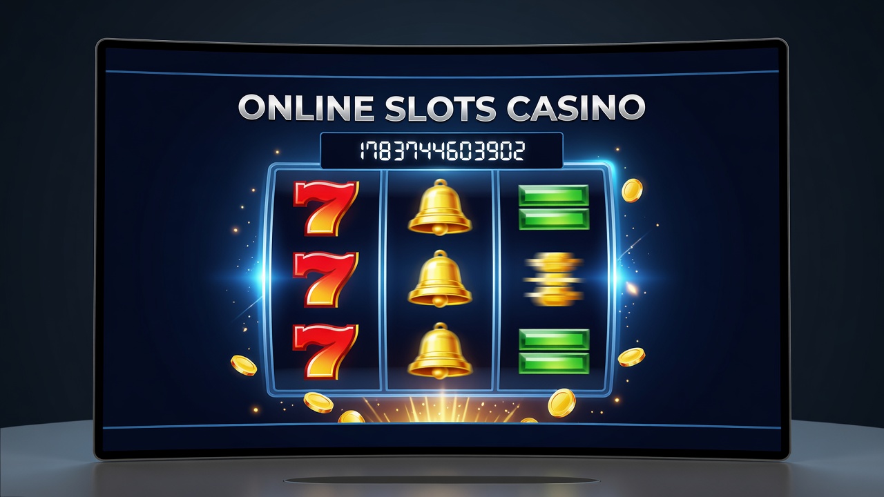Online slots casino interface showing various game options and digital reels