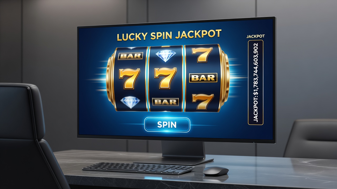 Mobile device displaying online slots casino gameplay with bonus features active