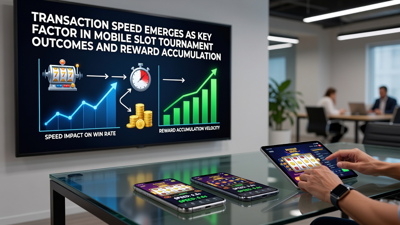 Close-up of smartphone displaying fast payment confirmation during a live mobile slot competition with accumulating rewards